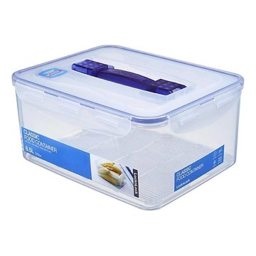 Lebensmittelbehälter LOCK 6,5 l blau/klar