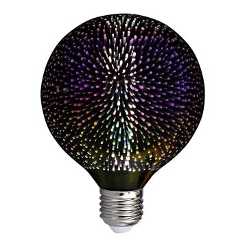 LED 3D Dekorationslampe FILAMENT G125 E27/4W/230V 3000K