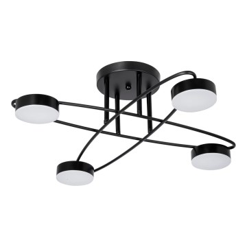 LED-Anbauleuchte 4xLED/7W/230V schwarz