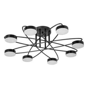 LED-Anbauleuchte 8xLED/7W/230V schwarz