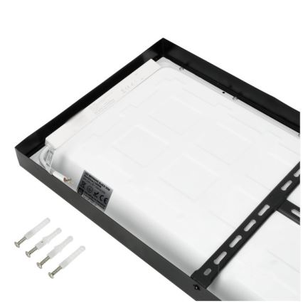 LED-Anbaupanel BRISBANE LED/36W/230V 4000K 29,5x119 cm schwarz