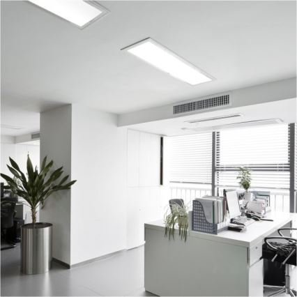 LED-Anbaupanel BRISBANE LED/36W/230V 4000K 29,5x119 cm weiß