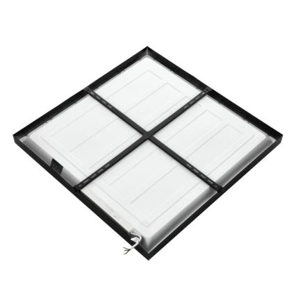 LED-Anbaupanel BRISBANE LED/36W/230V 4000K 59,5x59,5 cm schwarz