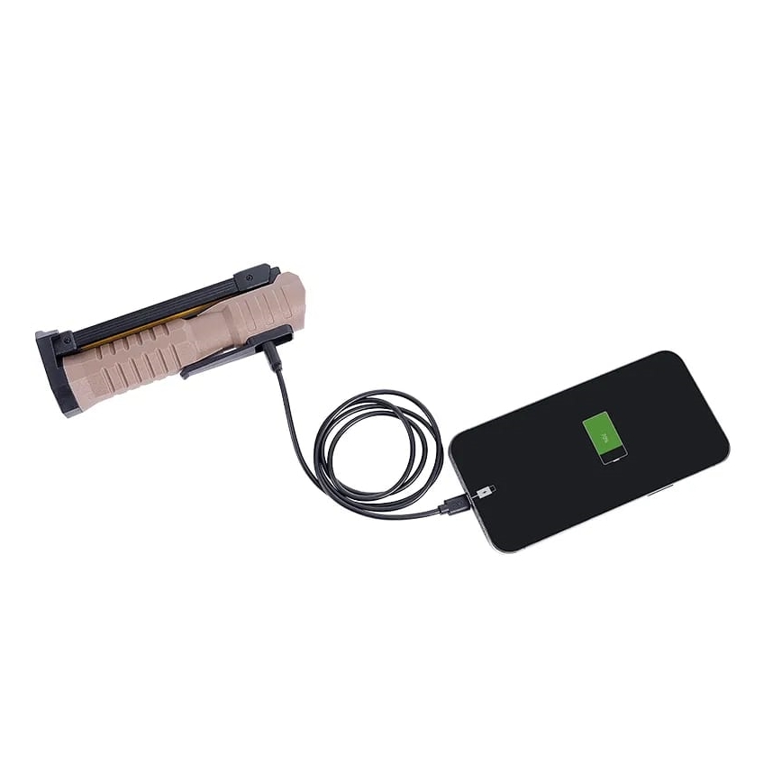 LED dimmbare wiederaufladbare Arbeitsleuchte mit Powerbank-Funktion LED/4W/5V IPX4 600 lm 2000 mAh
