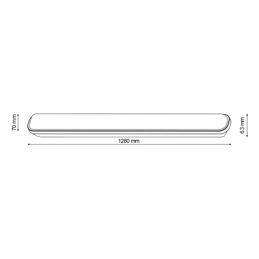 LED-Arbeitsleuchtstofflampe 1xG13/18W/230V IP65