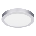 LED-Aufbau-/Einbau-Panel 2-in-1 24W/230V 3000/4000/6000K Ø 30 cm IP54 silber