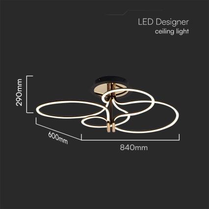 LED-Aufbauleuchte LED/36W/230V 3000K