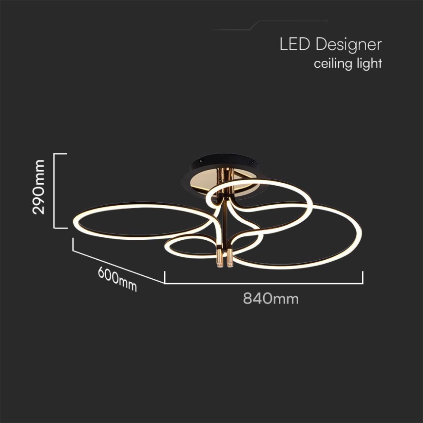 LED-Aufbauleuchte LED/36W/230V 3000K