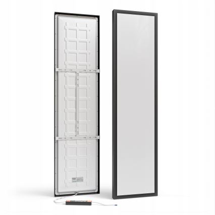 LED-Aufbaupanel 60W/230V, 30x120 cm, schwarz