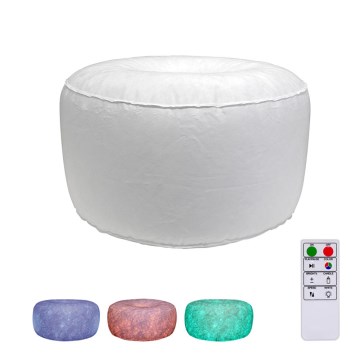 LED aufblasbarer Hocker mit Fernbedienung LED/5V/50cm