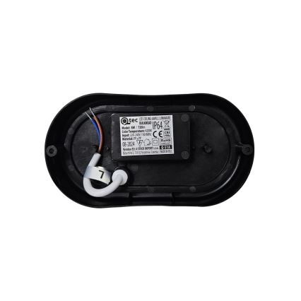 LED-Außen-Deckenleuchte LED/8W/230V 4200K IP64 schwarz