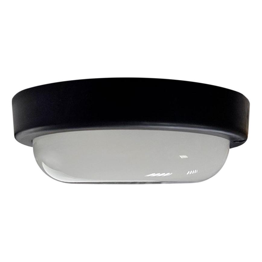 LED Außen-Deckenleuchte LED/8W/230V 4200K Ø 14 cm IP64 schwarz
