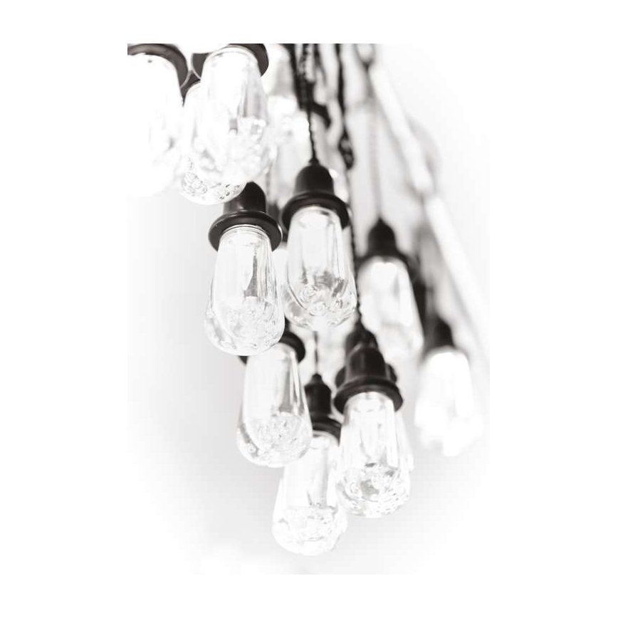 LED-Außen-Deko-Lichterkette 16xLED 8,6m IP44 kaltweiß