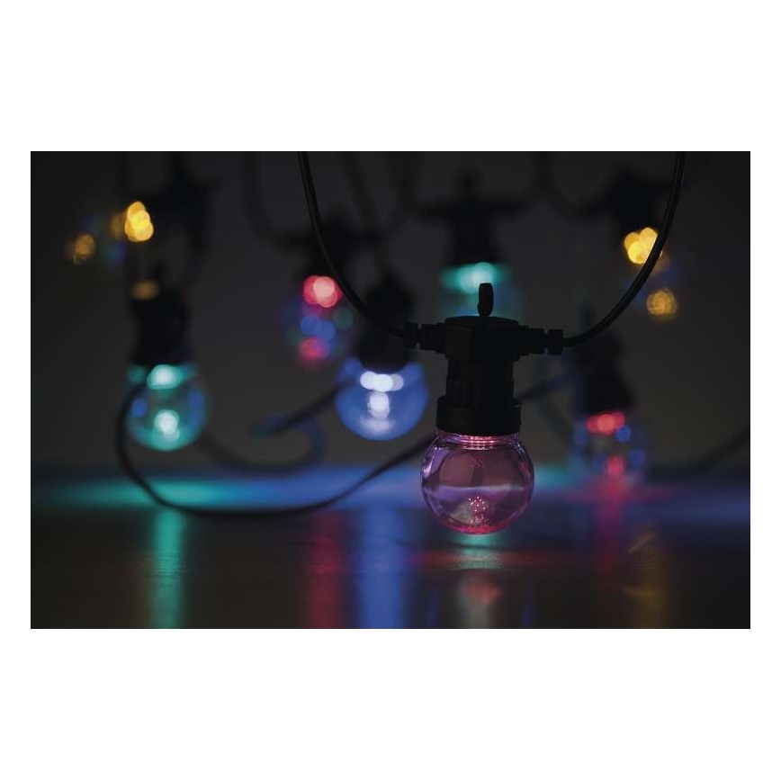 LED-Außen-Dekorations-Lichterkette 50xLED/10m IP44 klar