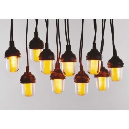 LED-Außen-Dekorationslichterkette 100xLED/9,5m IP44