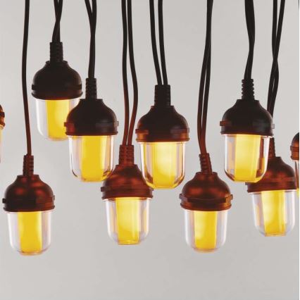 LED-Außen-Dekorationslichterkette 100xLED/9,5m IP44