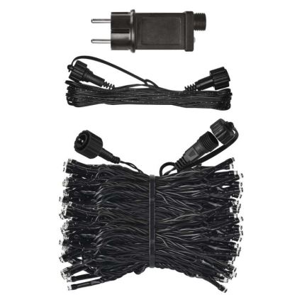 LED-Außen-Lichterkette 100xLED/15m IP44 warmweiß