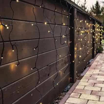 LED Außen  Lichterkette 100xLED/2,5x0,9m IP44 warmweiß