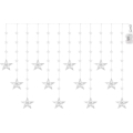 LED-Außen-Lichterkette 120xLED/8 Funktionen 3xAA 1,7 m IP44 kaltweiß