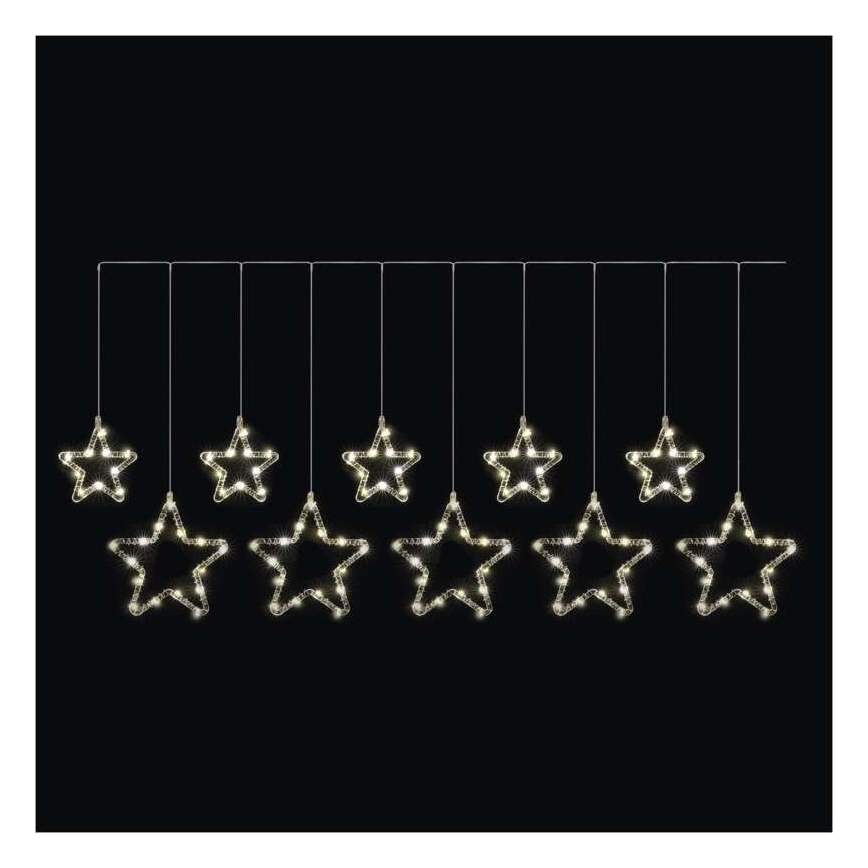 LED Außen-Lichterkette 125xLED/1,9m IP44 warmweiß