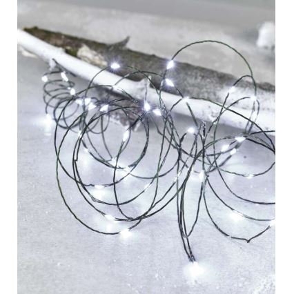 LED-Außen-Lichterkette, 150 LEDs, 20 m, IP44, kaltweiß