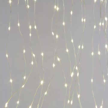 LED-Außen-Lichterkette, 240 LEDs, 8 Funktionen, 6,7 m, IP44, warmweiß