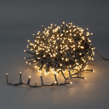 LED Außen  Lichterkette 400xLED/7 Funktionen 11m IP44 warmweiß
