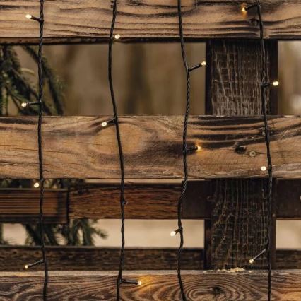 LED-Außen-Lichterkette 50xLED/5m IP44 warmweiß