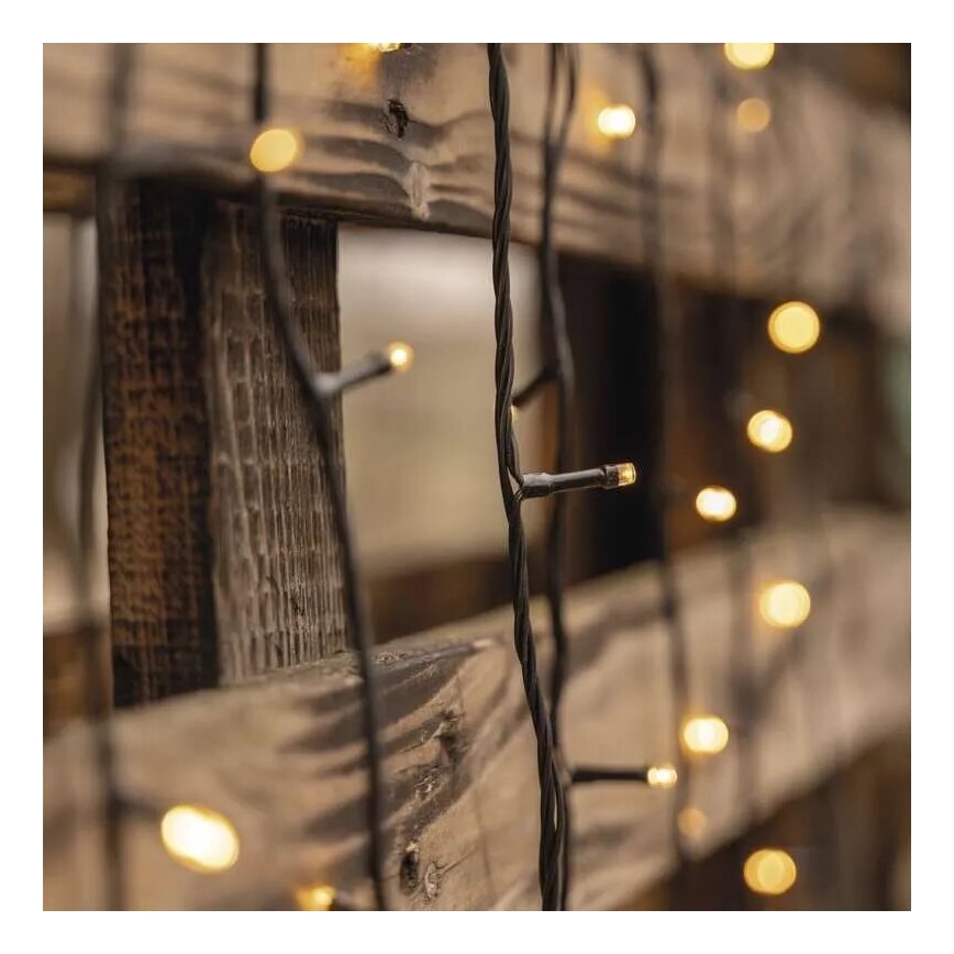 LED-Außen-Lichterkette 50xLED/5m IP44 warmweiß