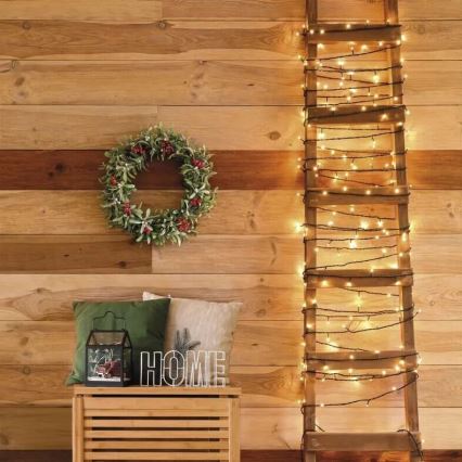 LED-Außen-Lichterkette 50xLED/5m IP44 warmweiß