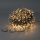 LED-Außen-Lichterkette, 560 LEDs, 7 Funktionen, 14 m, IP44, warmweiß