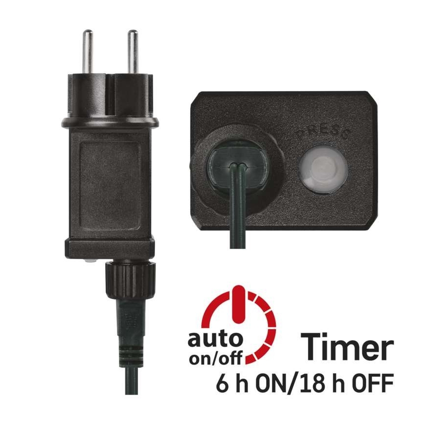 LED-Außen-Lichterkette 600 LEDs/17 m IP44 mehrfarbig