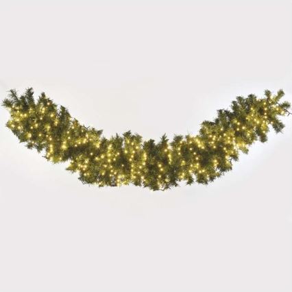 LED-Außen-Lichterkette, 600 LEDs, 17 m, IP44, warmweiß