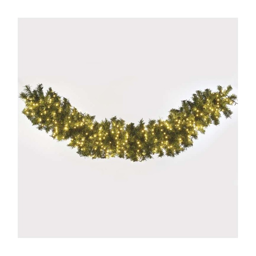 LED-Außen-Lichterkette, 600 LEDs, 17 m, IP44, warmweiß