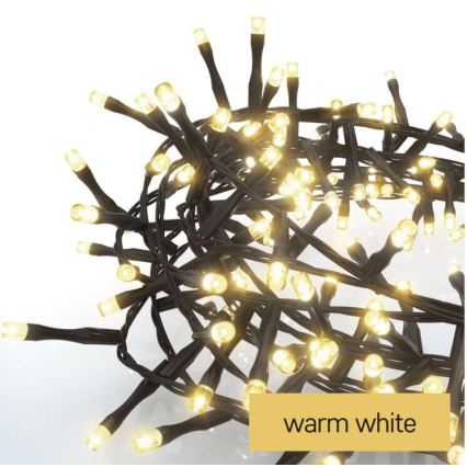 LED-Außen-Lichterkette, 600 LEDs, 17 m, IP44, warmweiß