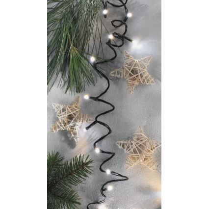 LED  Außen-Lichterkette 80xLED/13m IP44 warmweiß/kaltweiß