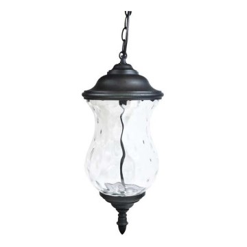 LED-Außen-Pendelleuchte an Kette MARSYLIA 3xLED/3W/230V schwarz