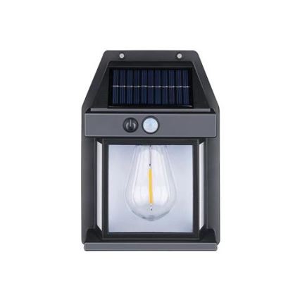 LED-Außen-Solar-Wandleuchte mit Sensor LED/1W/3,7V 1200 mAh IP65