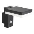LED Außen-Solar-Wandleuchte mit Sensor LED/5,5W/3,7V 3000K IP54 2200 mAh