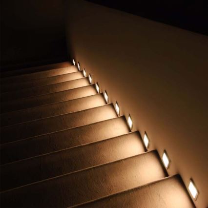 LED Außen-Treppenleuchte LED/5W/230V 3000K IP65 Weiß