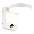 LED Außen-Wandflexleuchte mit Sensor LED/17W/230V IP65 4000K Weiß