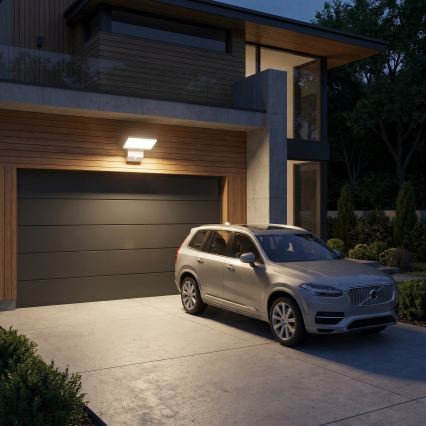 LED-Außenwandleuchte mit Bewegungsmelder LED/18W/230V IP44 weiß
