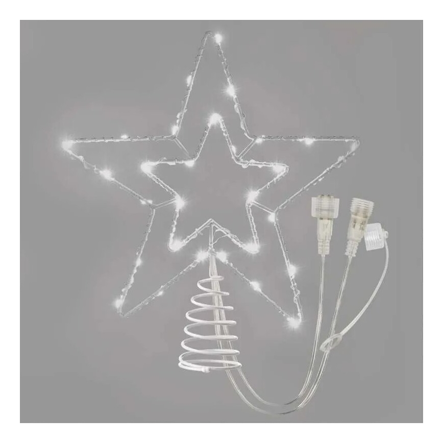 LED Außen-Weihnachtsdekoration 30xLED/4W/30V IP44 kaltweiß