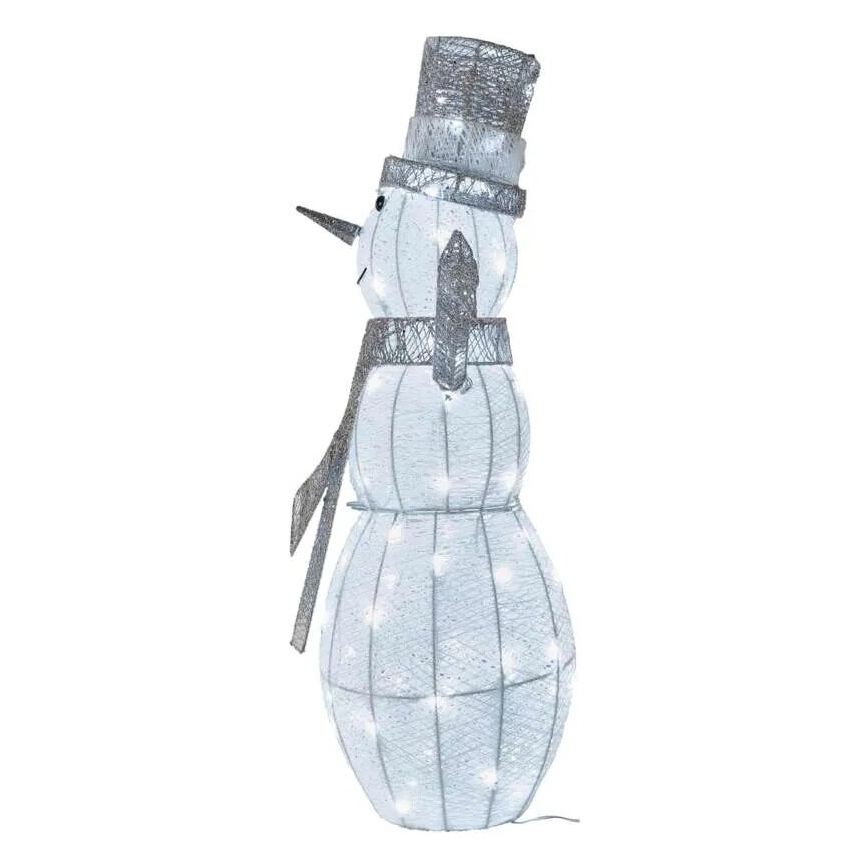 LED Außen-Weihnachtsdekoration 80xLED/3,6W/230V IP44 82 cm Schneemann