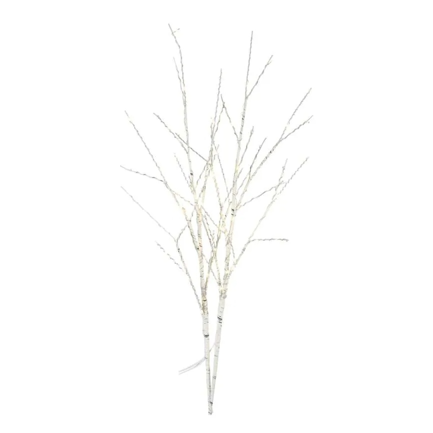 LED-Außen-Weihnachtsdekoration, 100 LEDs, 3×AA, warmweiß, IP44