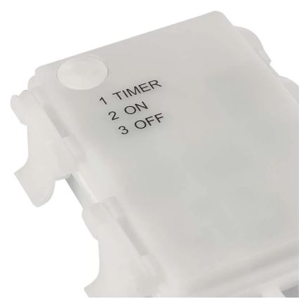 LED-Außen-Weihnachtsdekoration, 100 LEDs, 3×AA, warmweiß, IP44