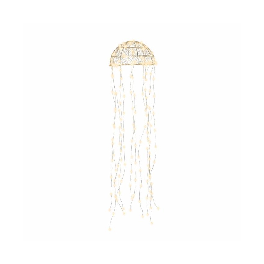 LED-Außen-Weihnachtsdekoration 160×LED/230 V Ø 27 cm IP44 warmweiß