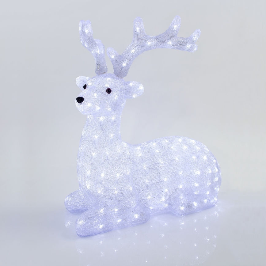 LED-Außen-Weihnachtsdekoration 200xLED/6W/230V IP44 kaltweiß Hirsch