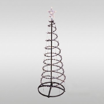 LED Außen-Weihnachtsdekoration 524xLED/230V 15 Funktionen 150 cm IP44 warmweiß Weihnachtsbaum