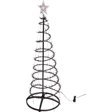 LED Außen-Weihnachtsdekoration 524xLED/230V 15 Funktionen 150 cm IP44 warmweiß Weihnachtsbaum